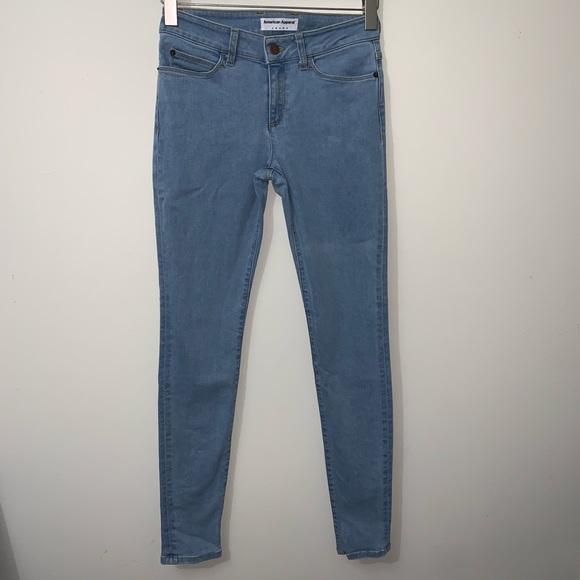 American Apparel | Light Wash Skinny Jeans - Picture 11 of 12